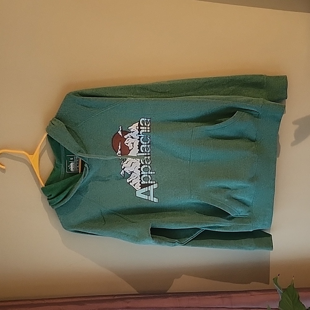 Green Appalachian Hoodie Size SMALL
